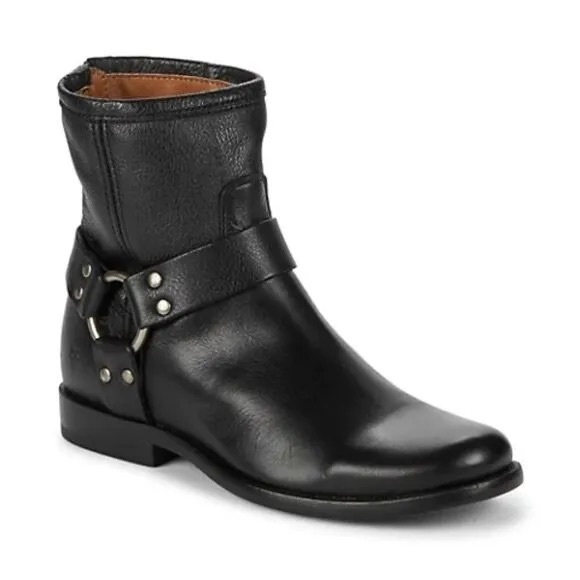 Frye Shoes - Frye Phillip Harness Moto Boots